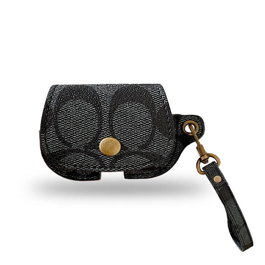 Læder Coach AirPods Pro Case Black-CC231215