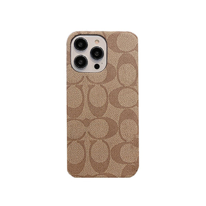 Classic Coach iPhone Case Brown -JDK241426