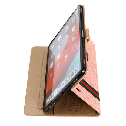 3D Embossing Flip Cover Holster Apple iPad Cases With Stand Function