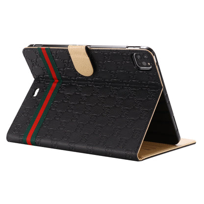 3D Embossing Flip Cover Holster Apple iPad Cases With Stand Function