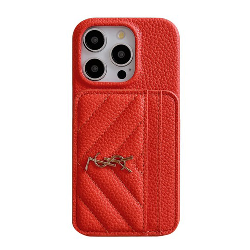 Saint Card Bag Leather iPhone Case