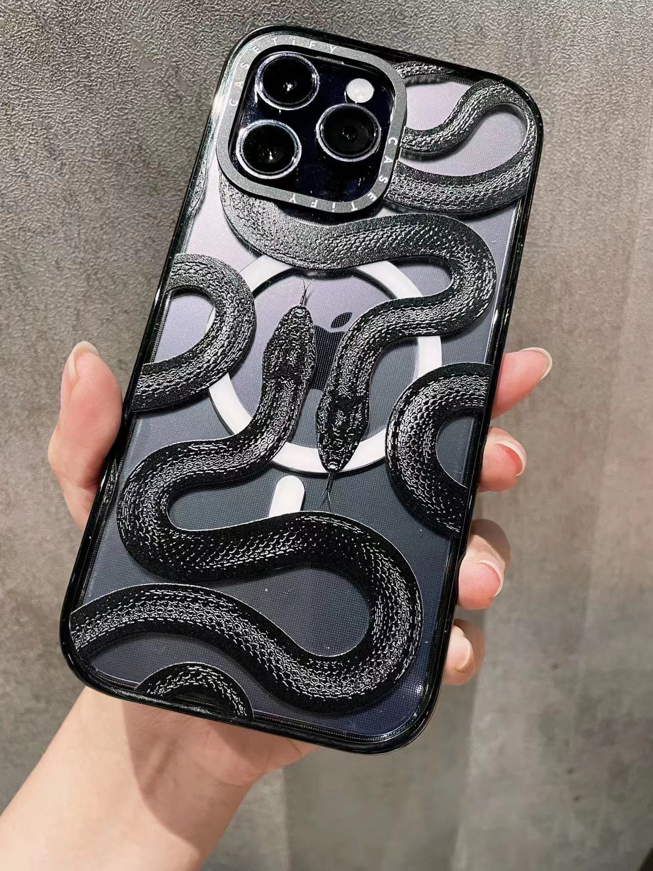 BLACK KINGSNAKE iPHONE CASE