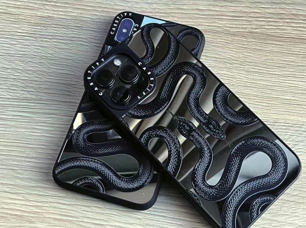 BLACK KINGSNAKE iPHONE CASE