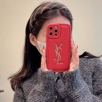 Luxurious Golden Logo Phone Case