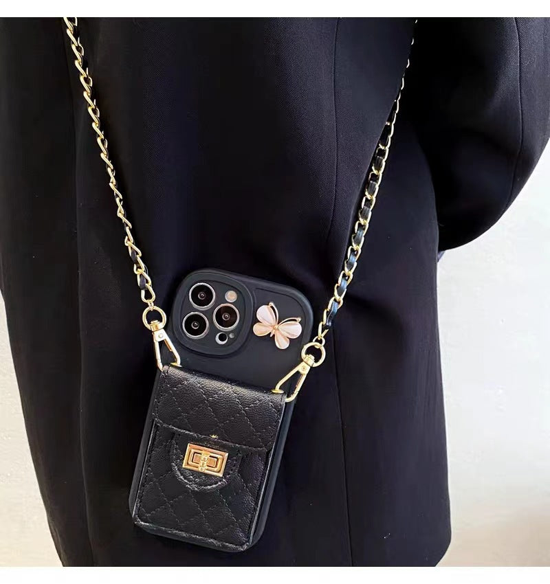 CC Card Holder Chain iPhone Case