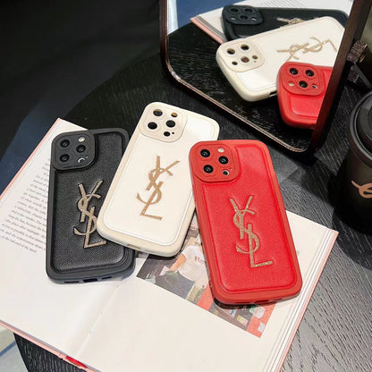 Luxurious Golden Logo Phone Case