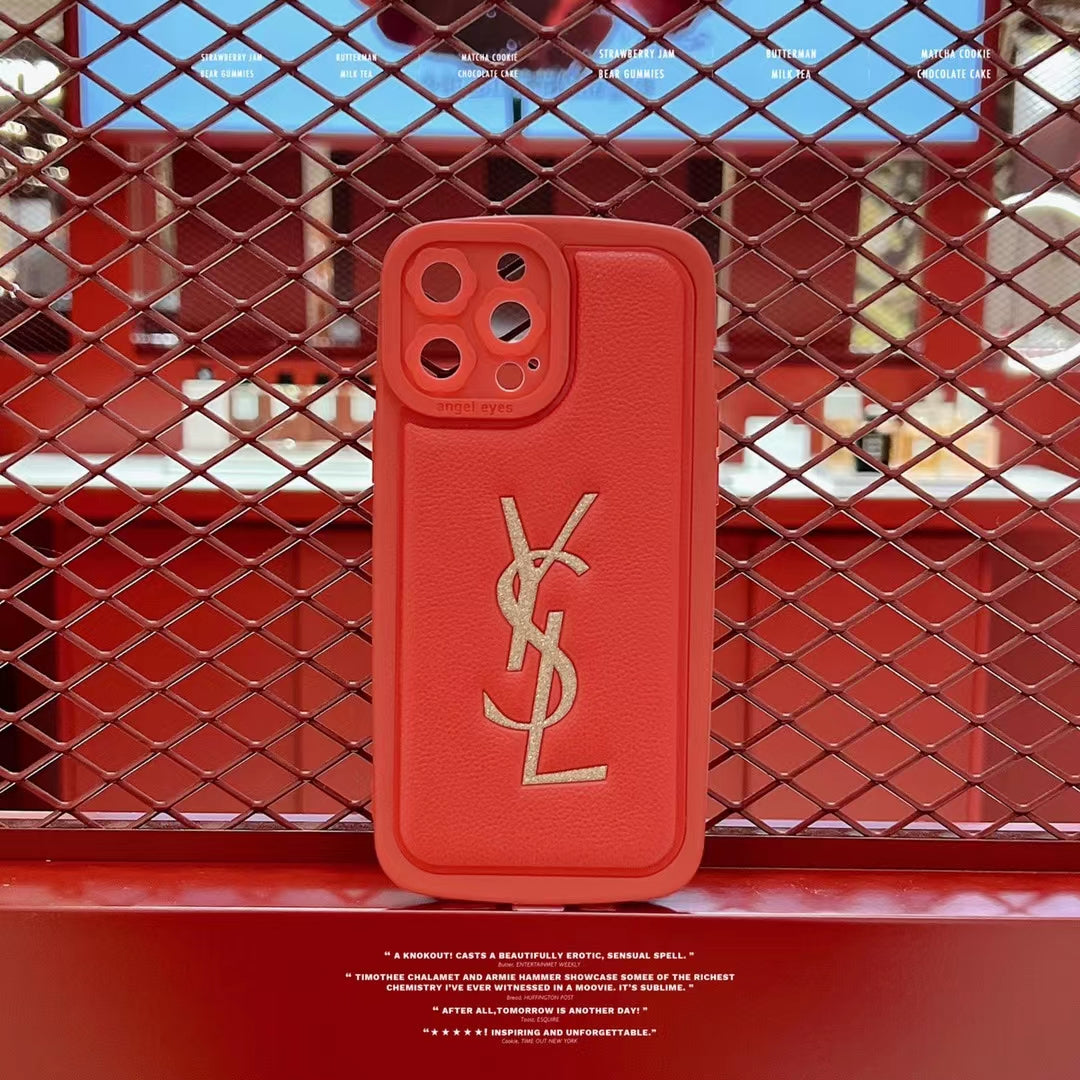 Luxurious Golden Logo Phone Case