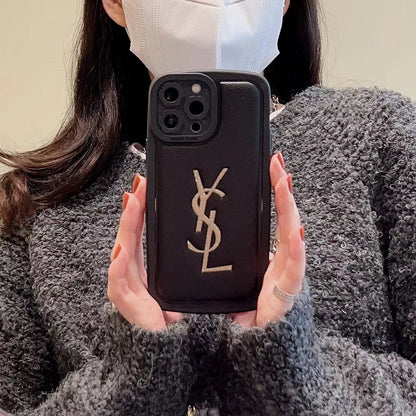 Luxurious Golden Logo Phone Case