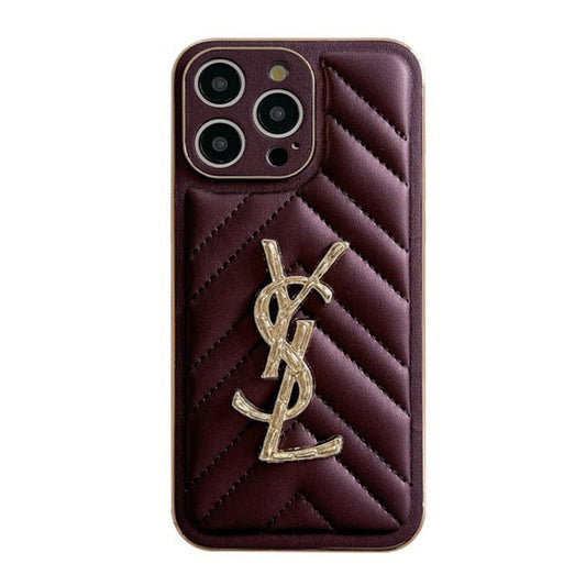 Saint Color Leather iPhone Case