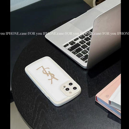 Luxurious Golden Logo Phone Case