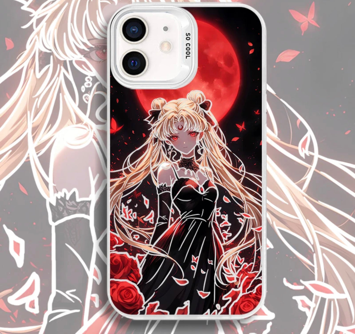 DARKNESS USAGI TSUKINO SAILOR MOON ANIME PHONE CASE