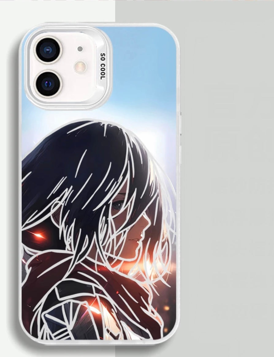 MIKASA ATTACK ON TITAN ANIME ANIME PHONE CASE