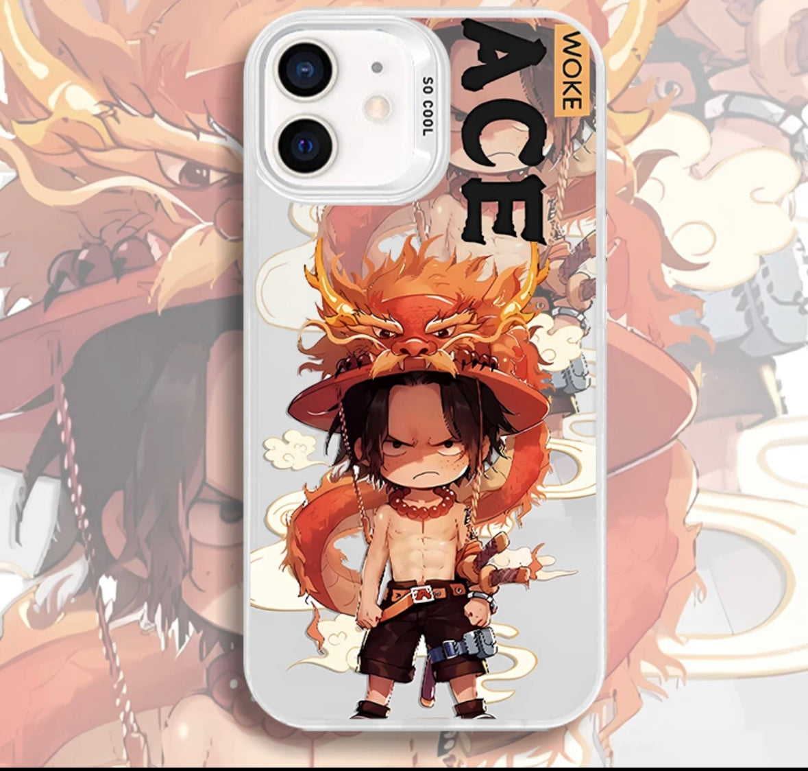 MINI ACE ONE PIECE ANIME ANIME PHONE CASE