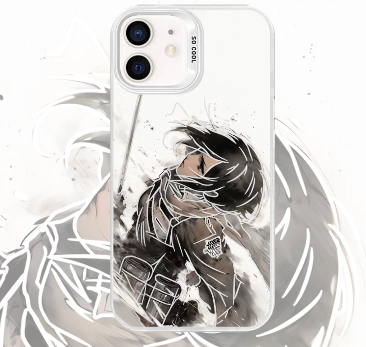 MIKASA ATTACK ON TITAN ANIME ANIME PHONE CASE