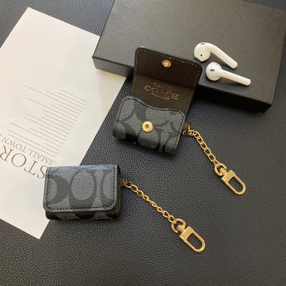 Étuis AirPods Coach de luxe Noir-YH240425