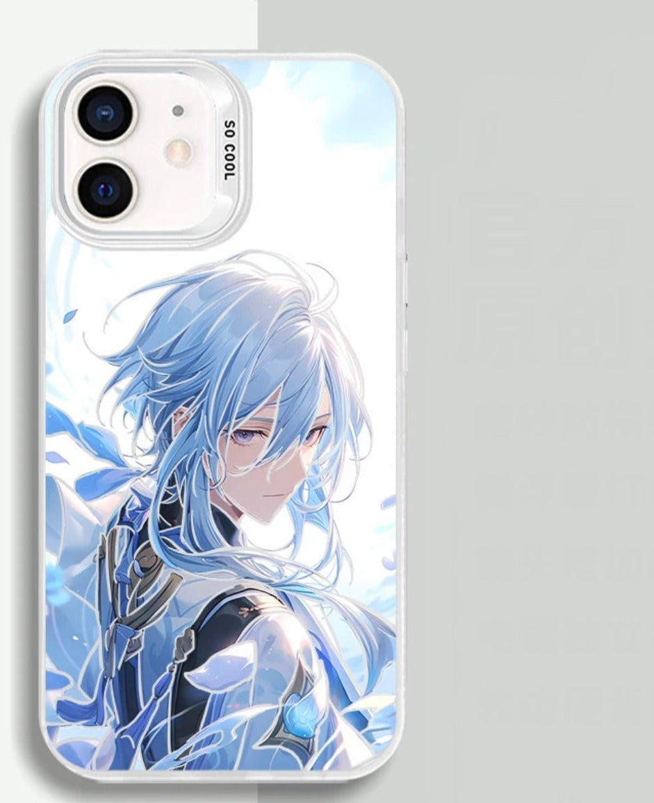 KAMISATO AYATO ANIME PHONE CASE GENSHIN IMPACT