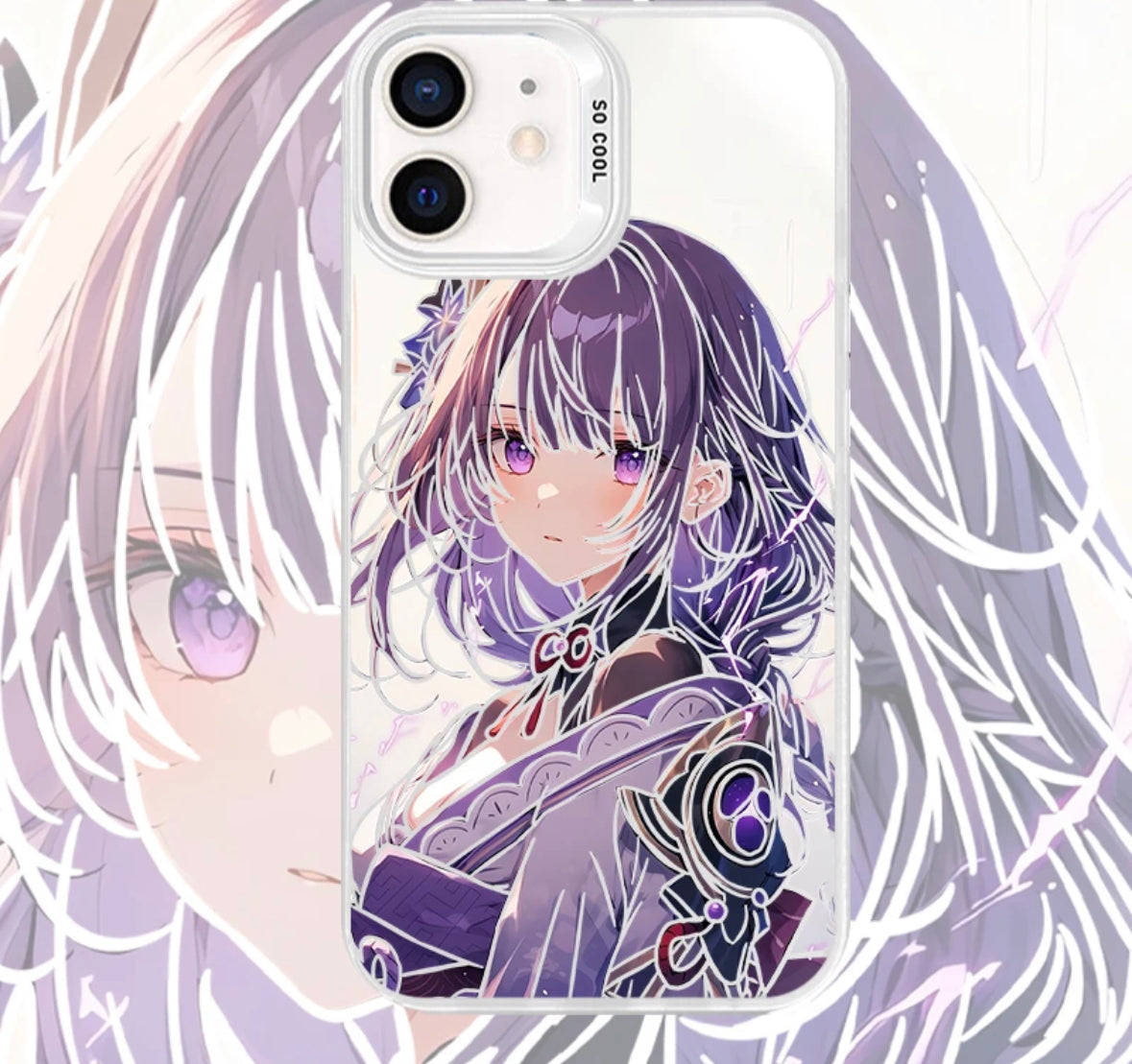 RAIDEN ANIME PHONE CASE GENSHIN IMPACT