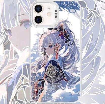 KAMISATO AYAKA ANIME PHONE CASE GENSHIN IMPACT