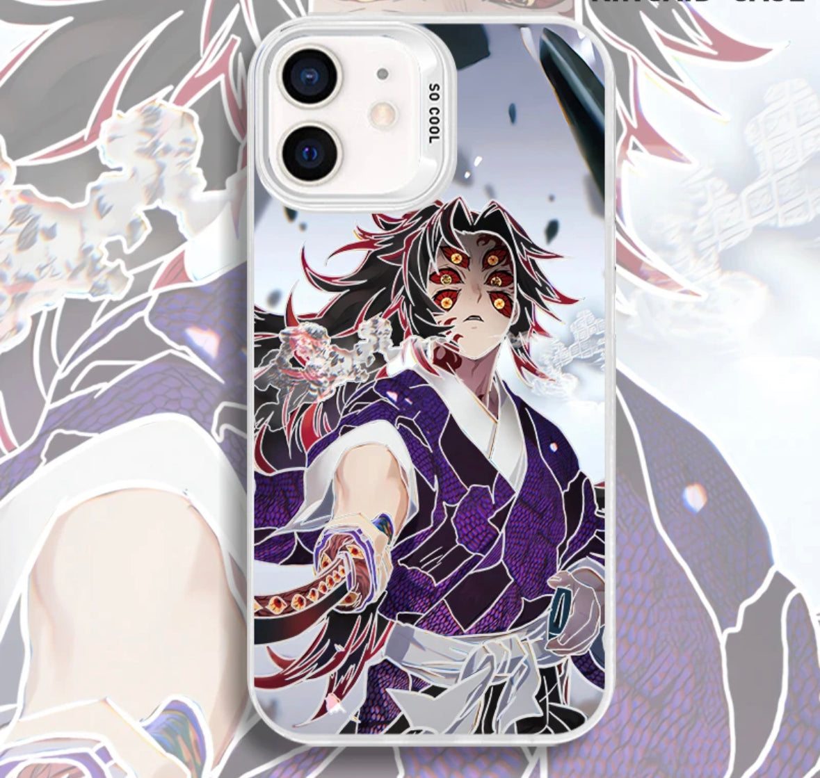 DEMON SLAYER KOKUSHIBO ANIME PHONE CASE