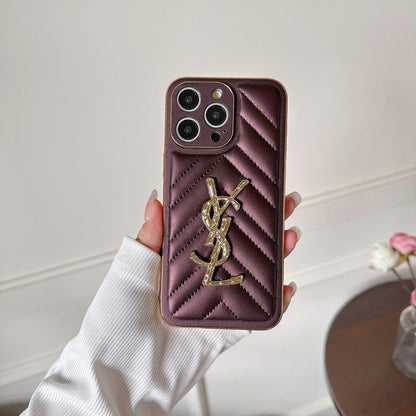 Saint Color Leather iPhone Case