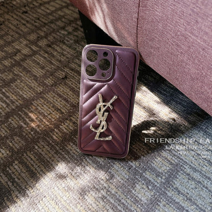 Saint Color Leather iPhone Case