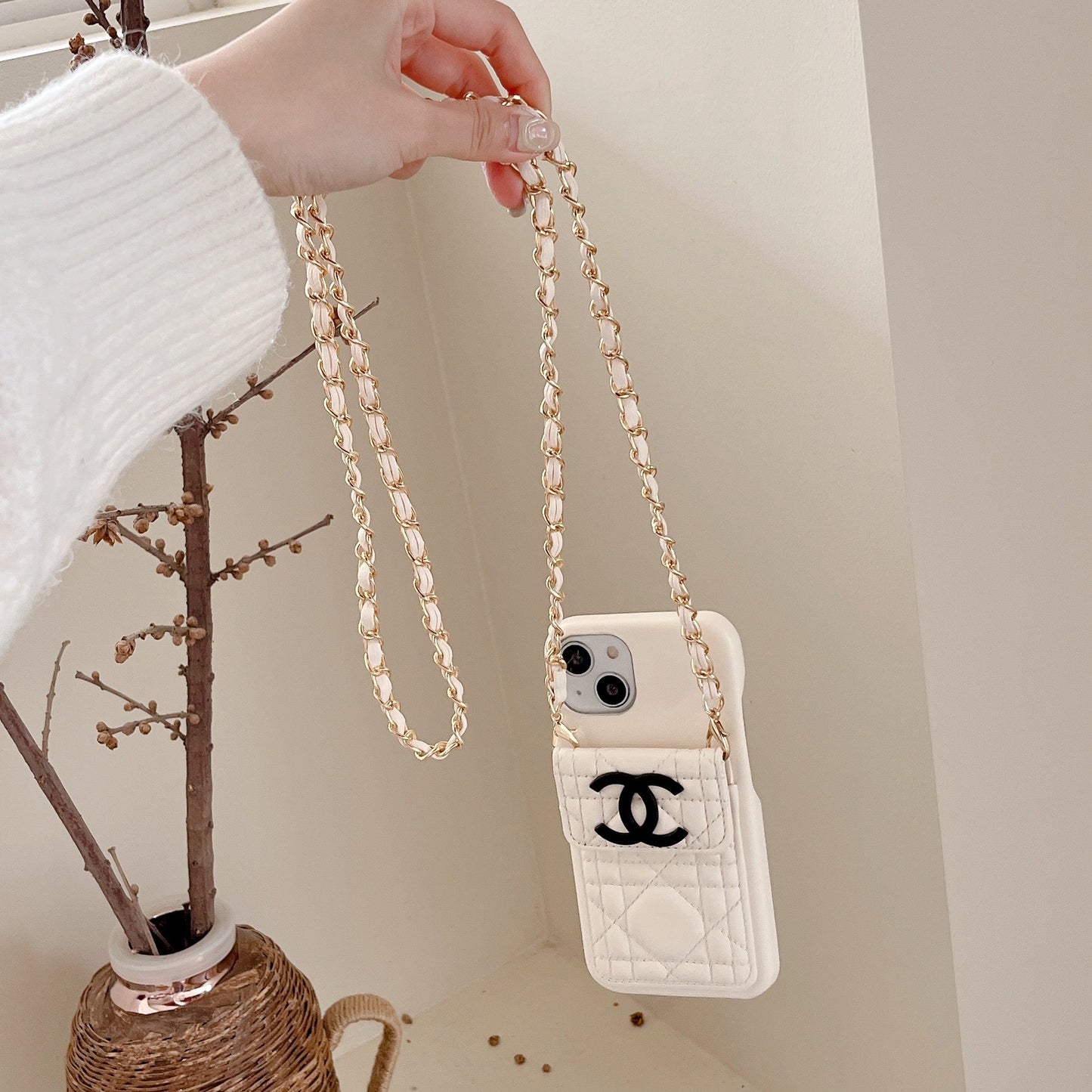 CC Card Holder Chain iPhone -fodral