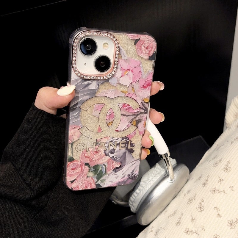 CC Crystal Pink Flower iPhone -sag