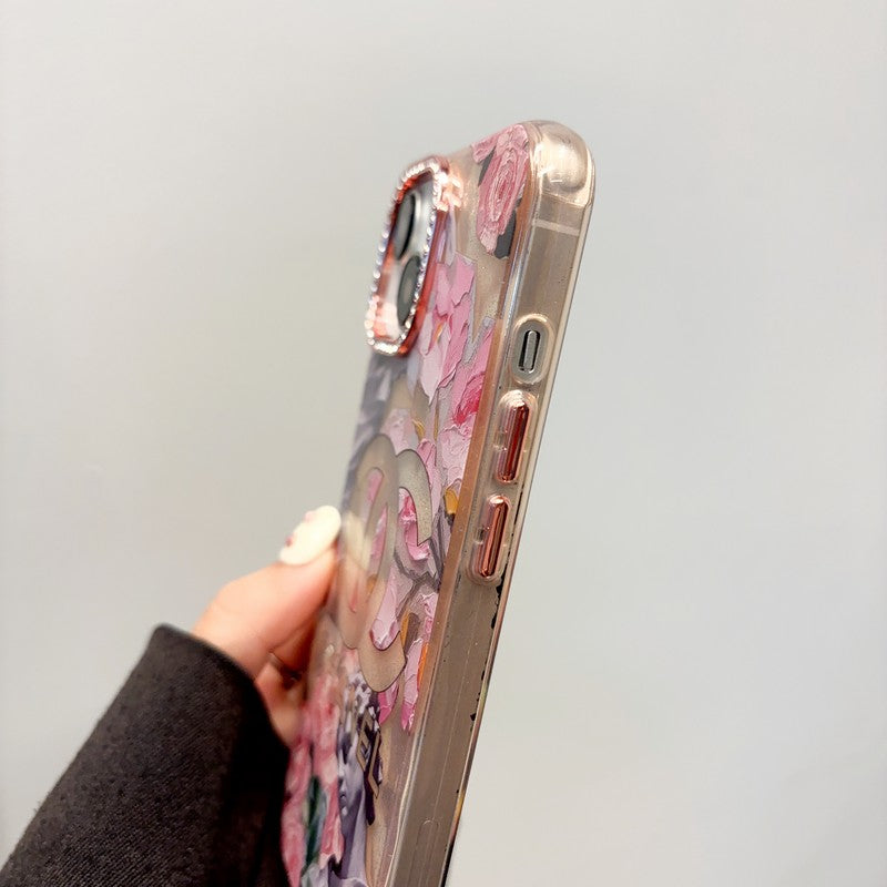 CC Crystal Pink Flower iPhone -sag