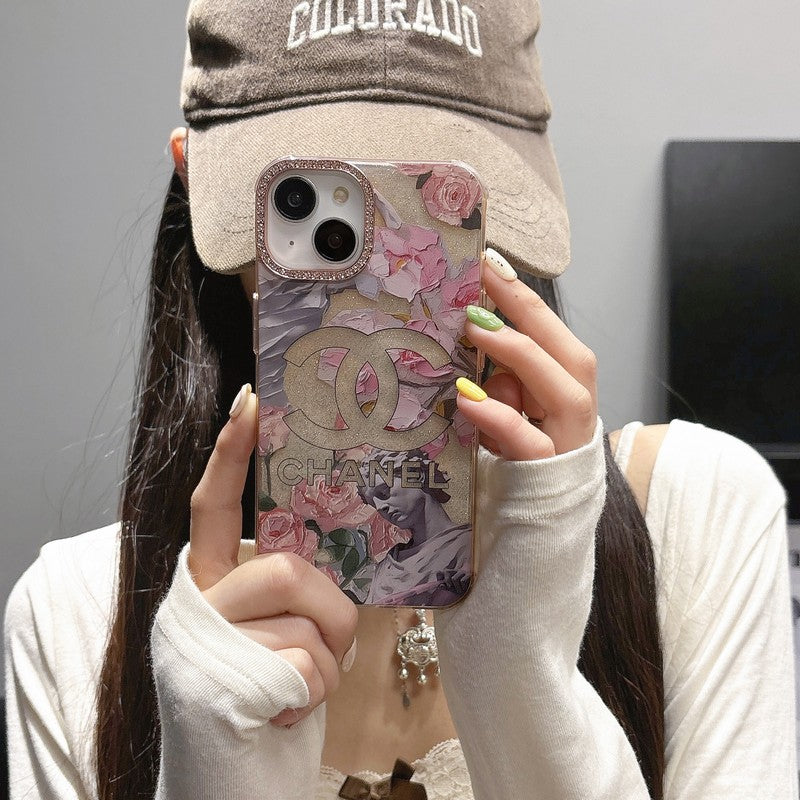 CC Crystal Pink Flower iPhone -sag