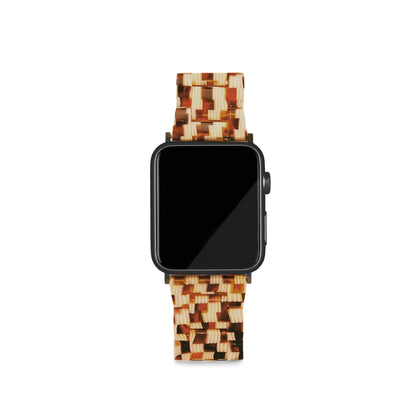 Apple Watch Band in Tortoise Checker