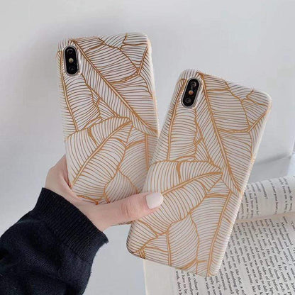 Golden Leaf iPhone Case