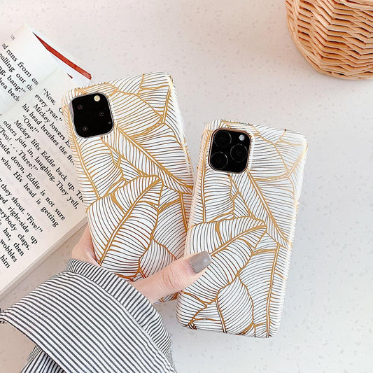 Golden Leaf iPhone Case