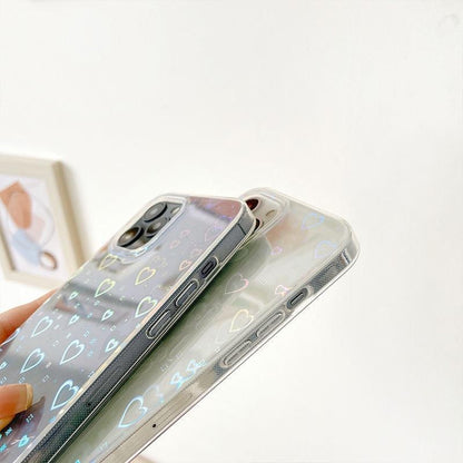 Holographic Heart iPhone Case