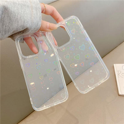 Holographic Heart iPhone Case