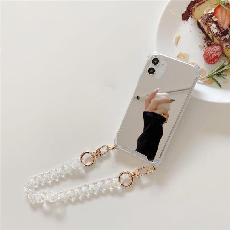 Fashionista Mirror Chain iPhone Case