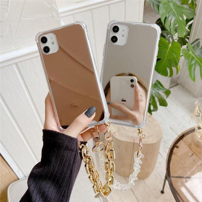 Fashionista Mirror Chain iPhone Case