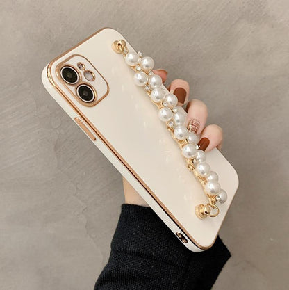 Gloss Pearl Chain iPhone Case