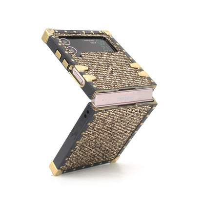 Samsung Galaxy Z Flip6/5/4/3 5G Square Case "Pyrite"