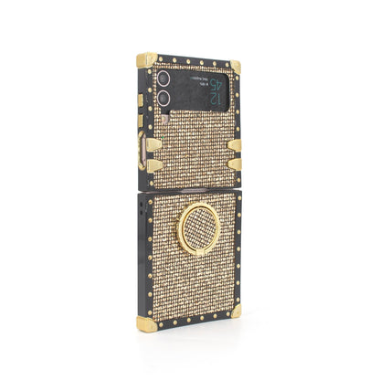 Samsung Galaxy Z Flip6/5/4/3 5G Square Case "Pyrite Ring"