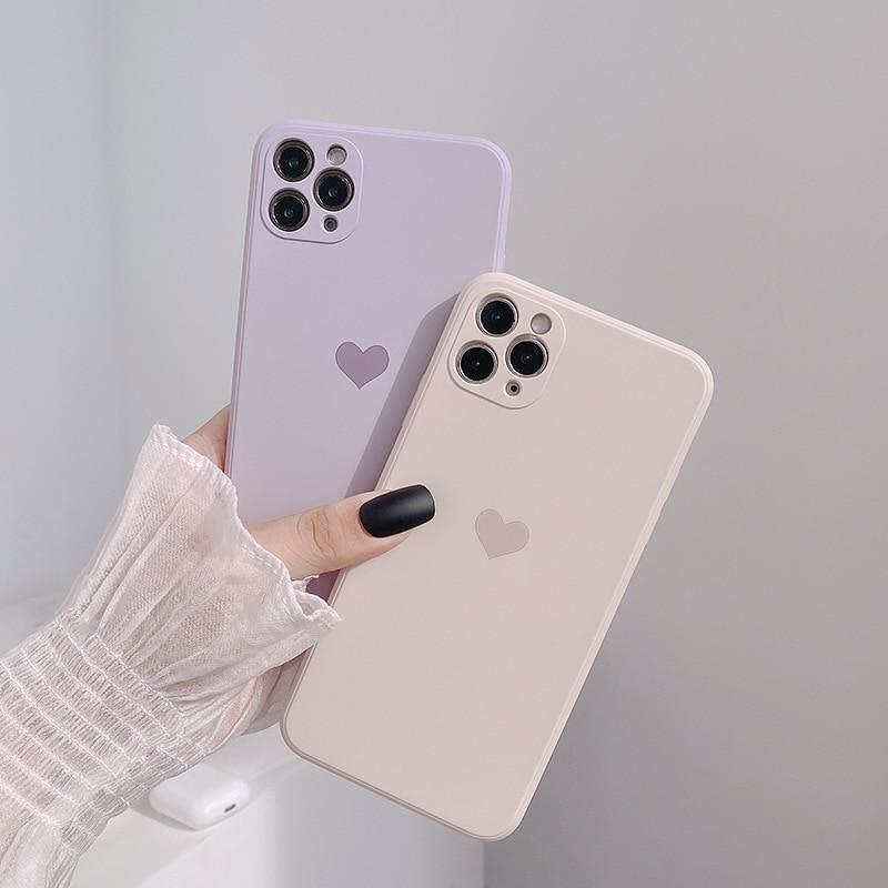 Heart Matte iPhone Case