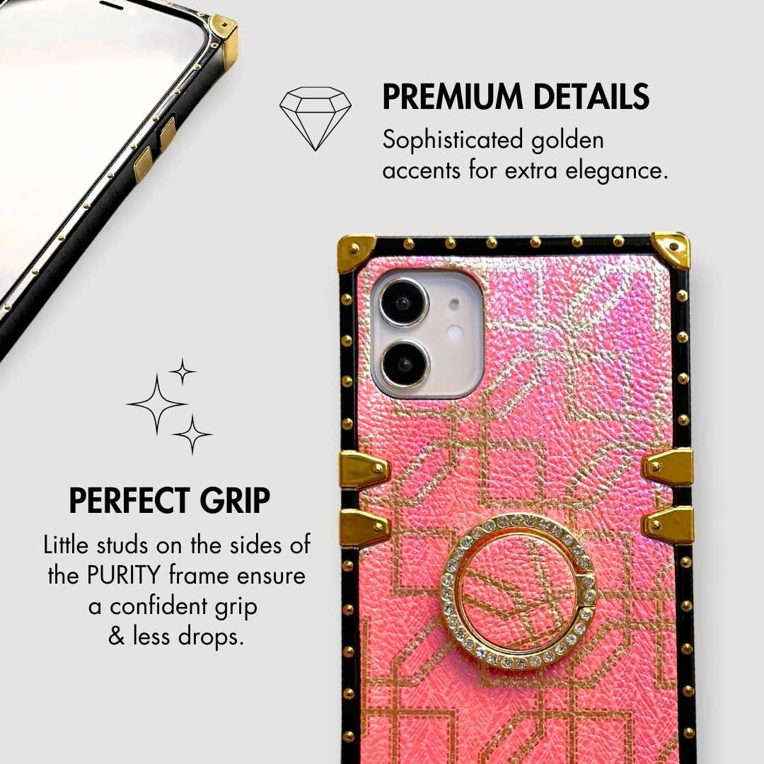 Samsung Case with Ring "Peach"