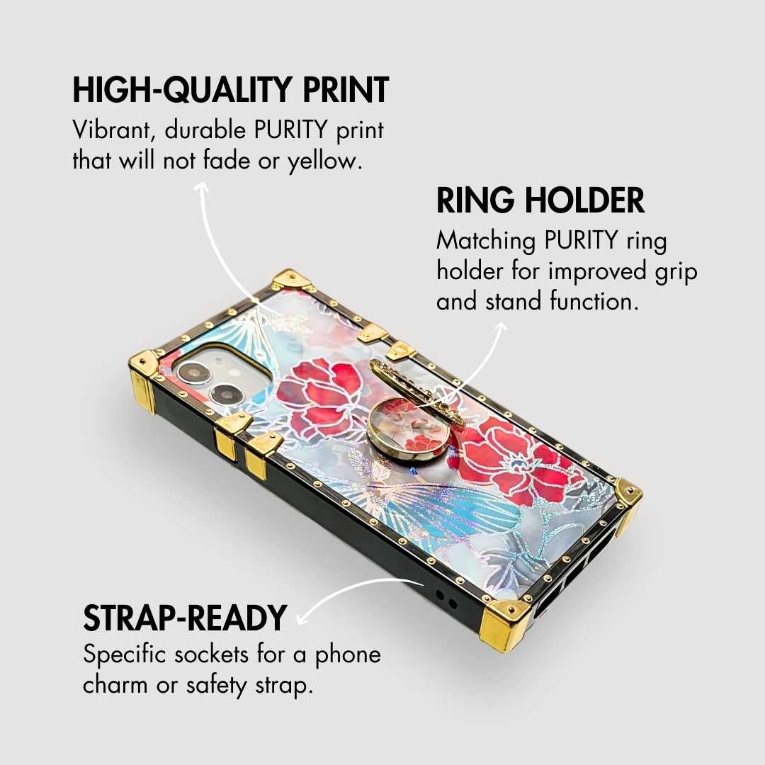 Samsung Case with Ring "Poppy"