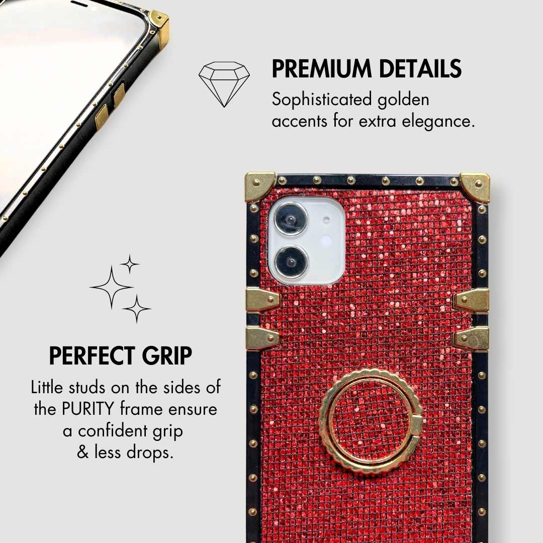 Samsung Case with Ring "Ruby"